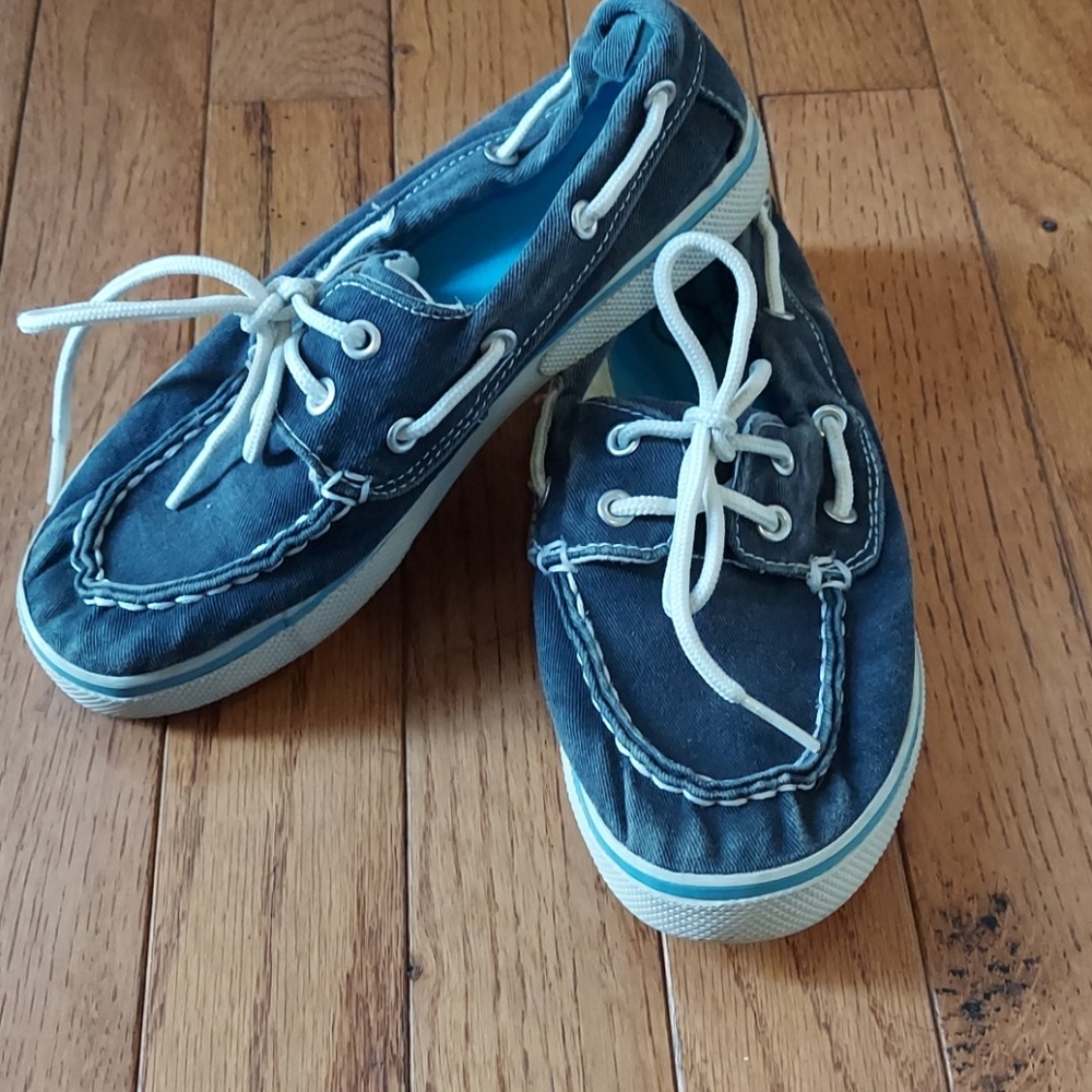 OP navy boat shoes boys 1